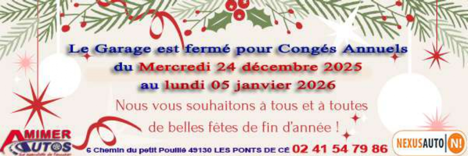 CONGES DECEMBRE 2025